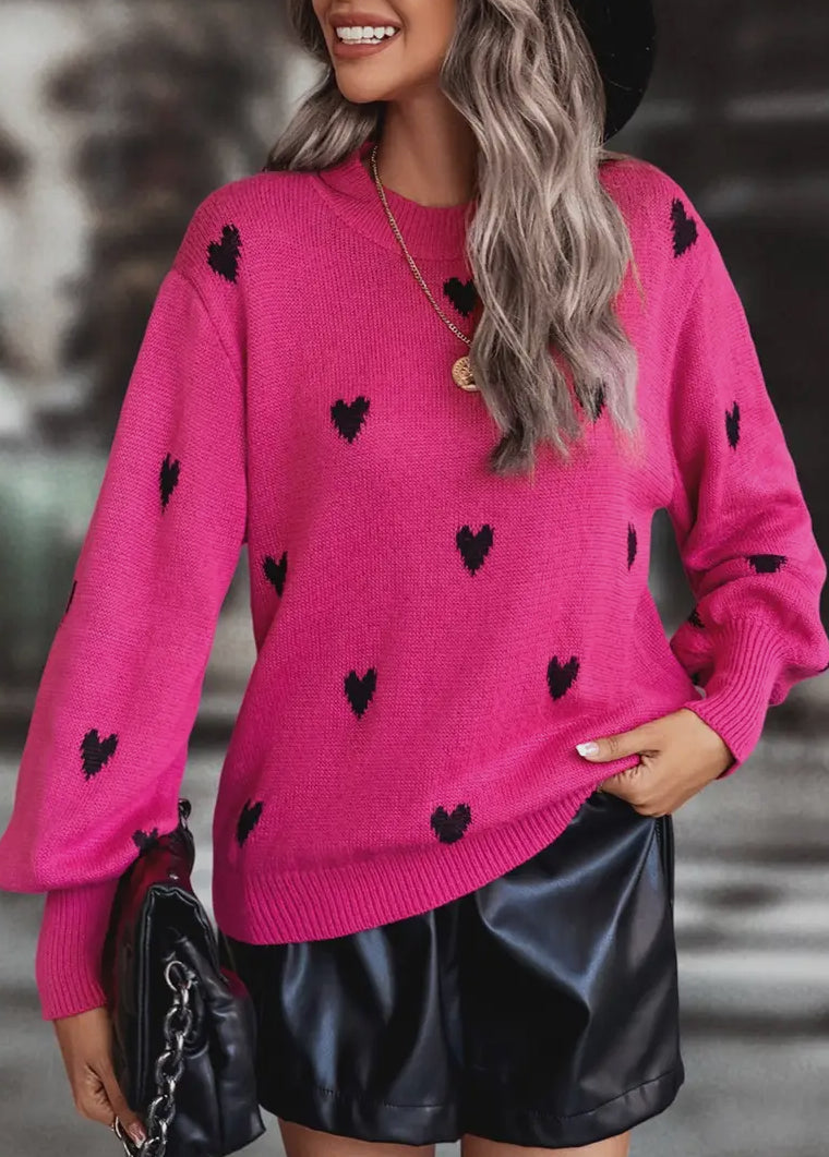 Pink “Love” Sweater