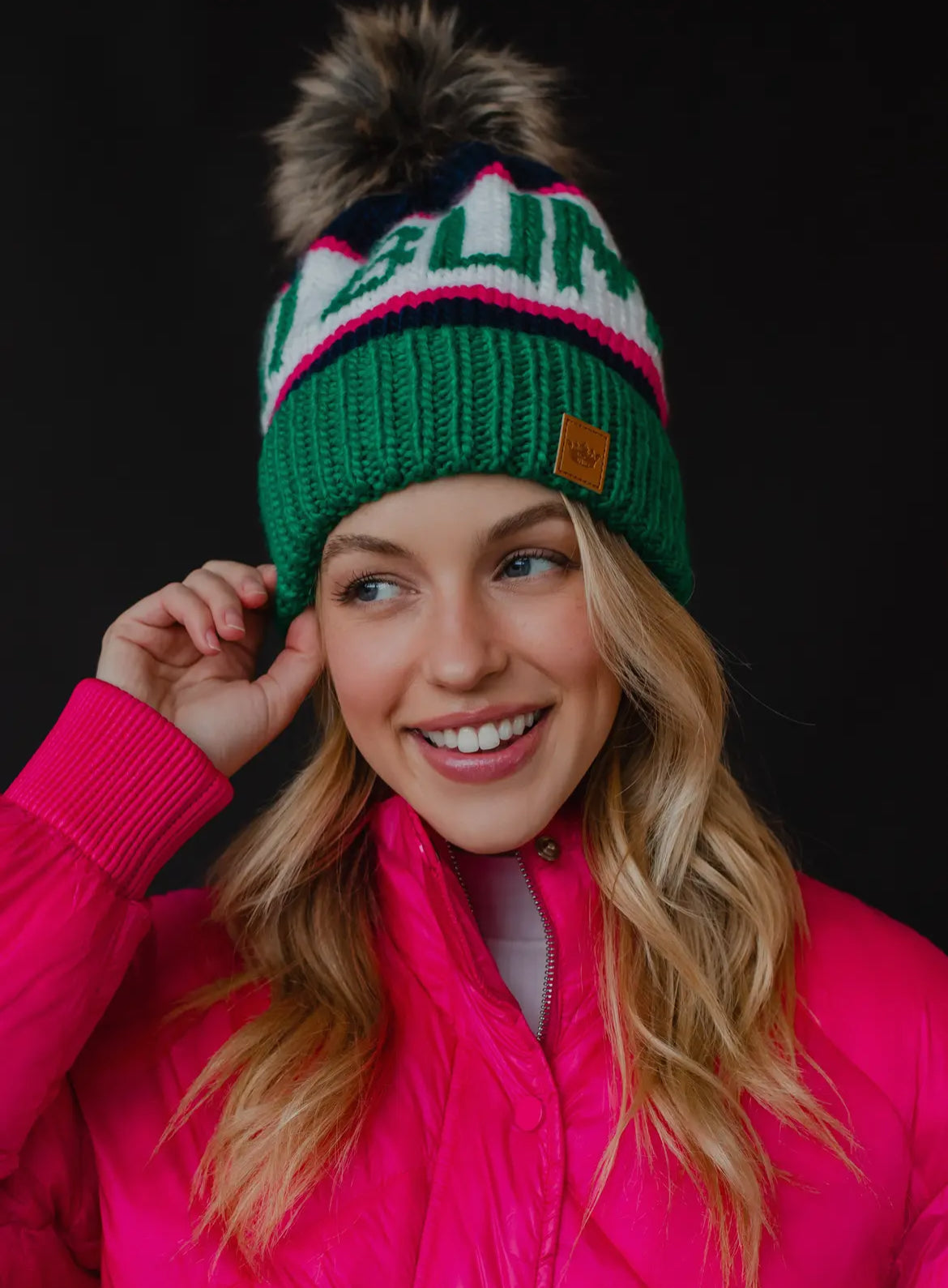 Ski Bum Pink & Green 🩷💚