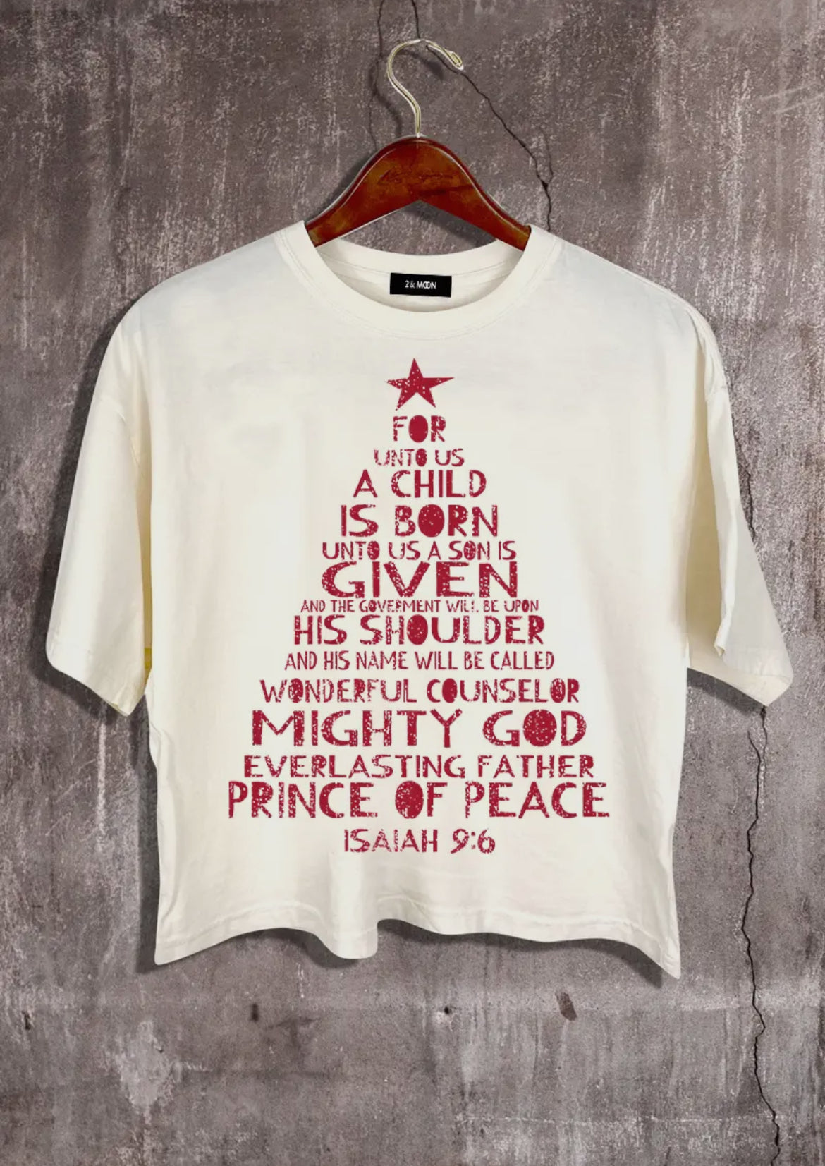 Red Tree Christmas Tee