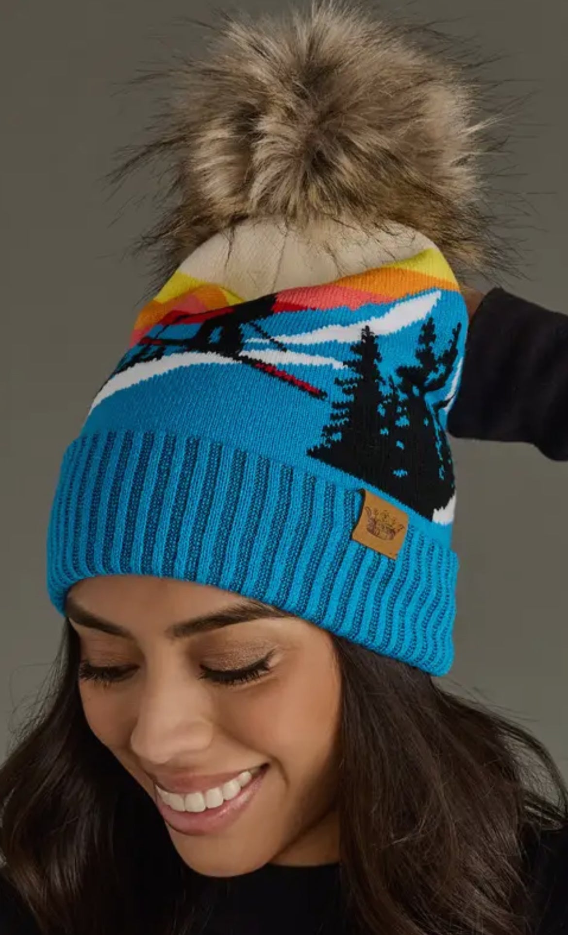 Blue Sky Ski Beanie