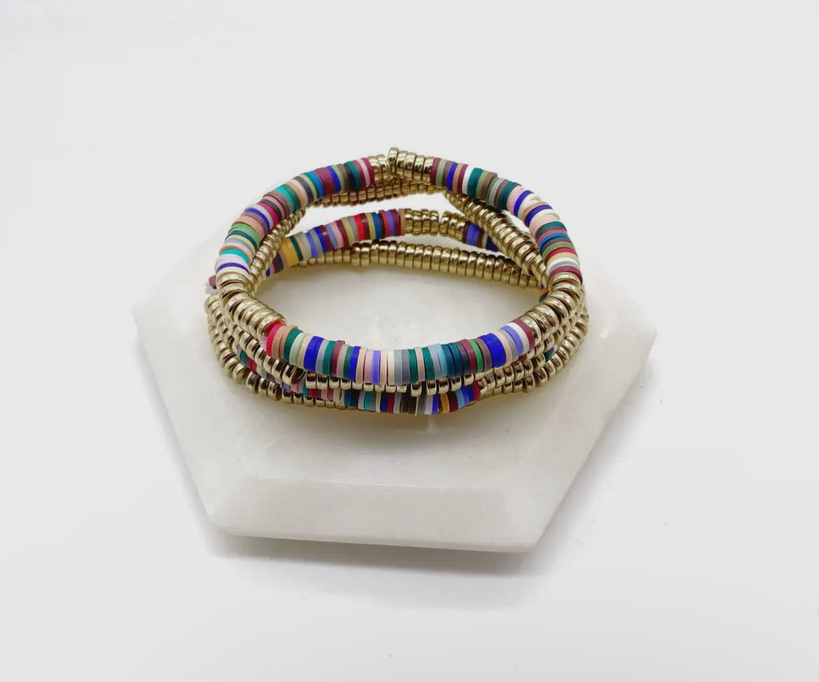 Beaded Bracelet Stack