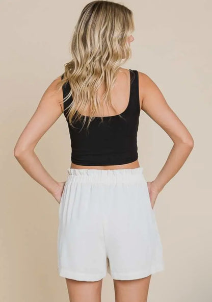 Elastic Waist Shorts