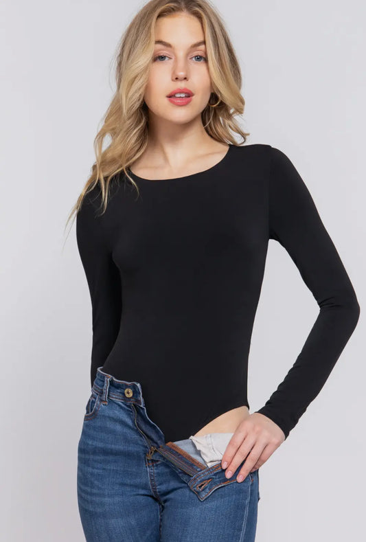 Fitted Long Sleeve Bodysuit