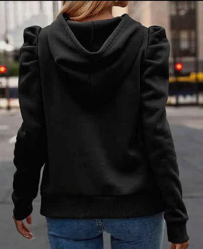 Puff Sleeve Hoodie