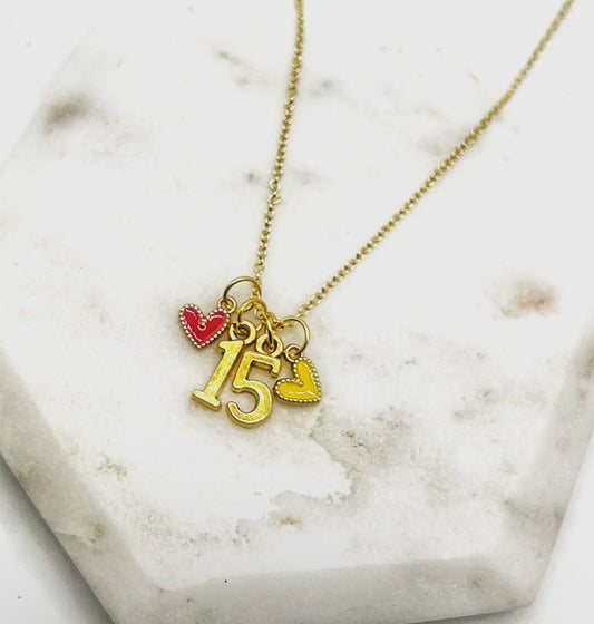 “15” Mahomes Necklace