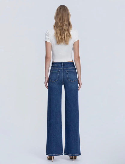 “Olivia” Wide Leg Jean