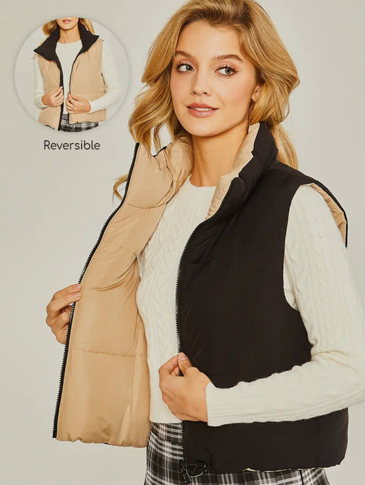 Reversible Puffer Vest