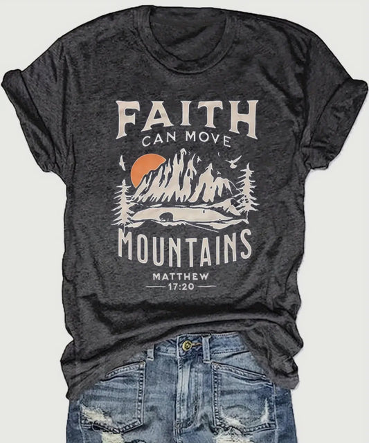 Faith Can Move Mountains Tee