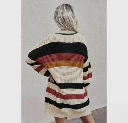 Striped Cozy Cardigan