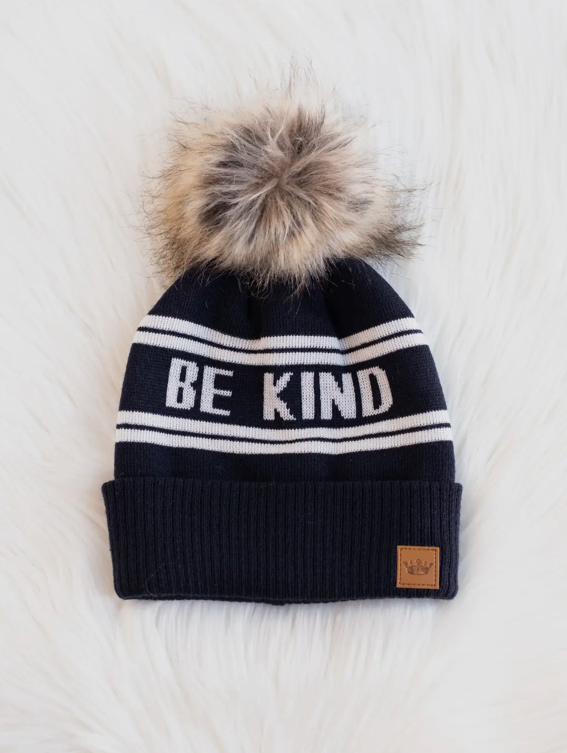 BE KIND BEANIE NAVY