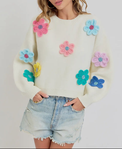 Flowers Forever Sweater