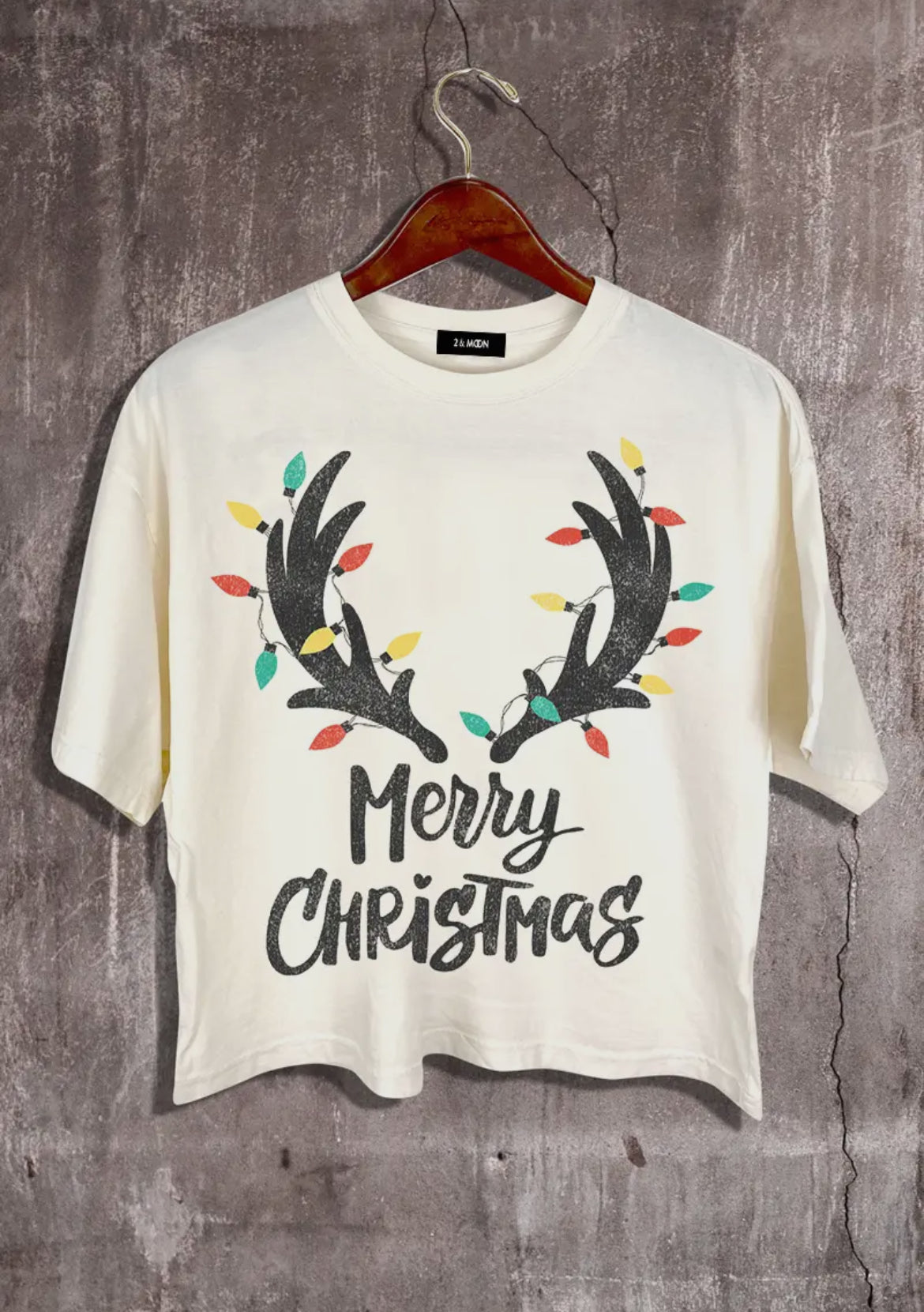 Antler Christmas Tee