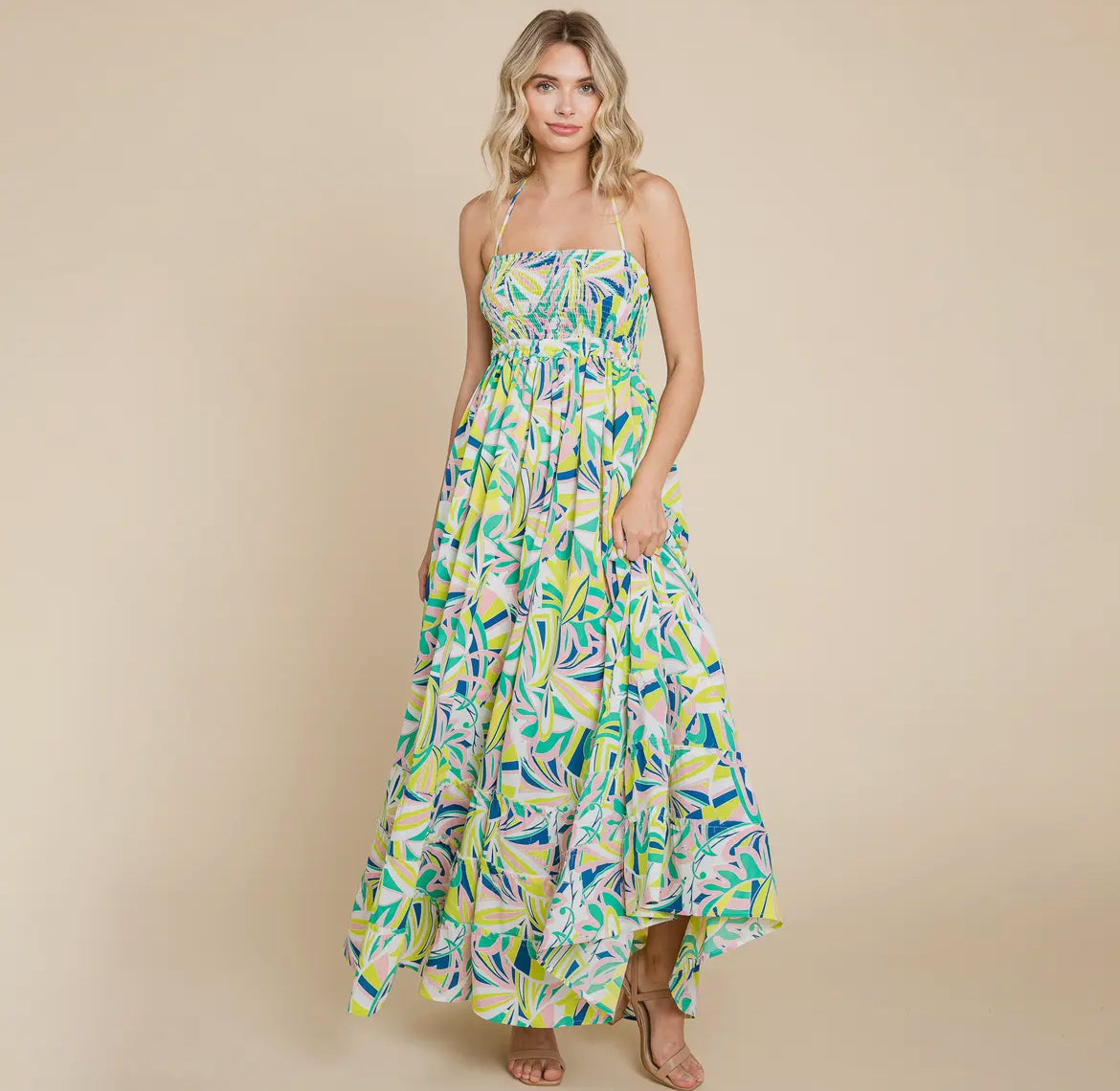 Lemon Lime Maxi Dress