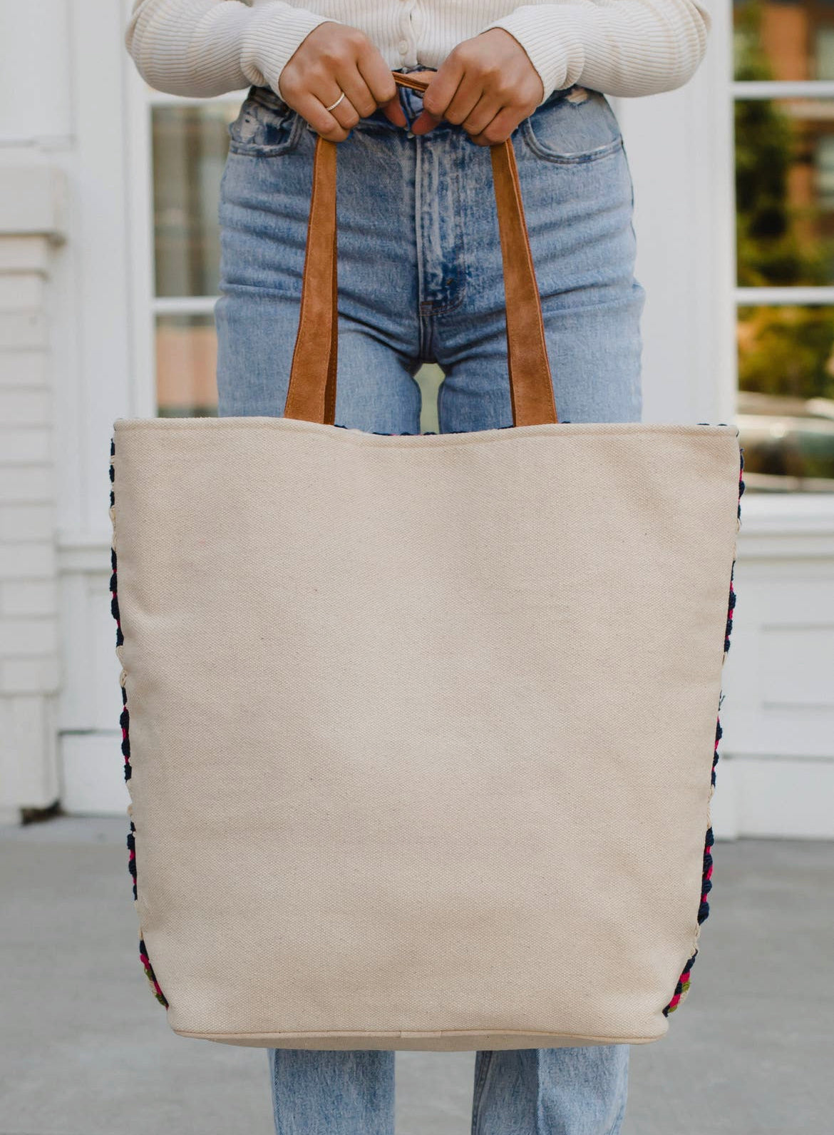 Large Crochet Tote