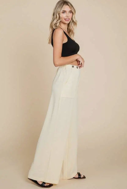 “Sierra” Stretch Wide Leg Pant