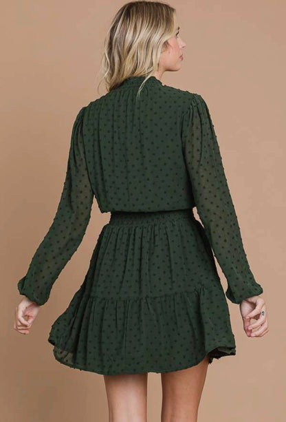 Stella Dress - Hunter Green