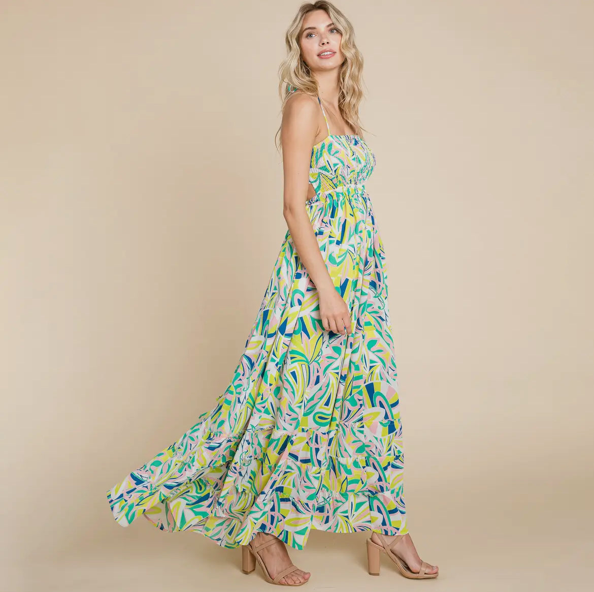 Lemon Lime Maxi Dress