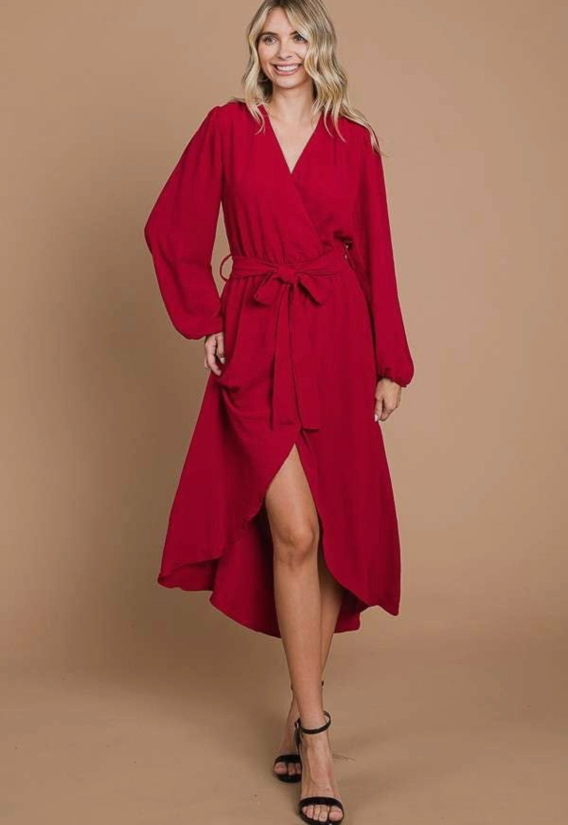 The Nancy Dress - Red