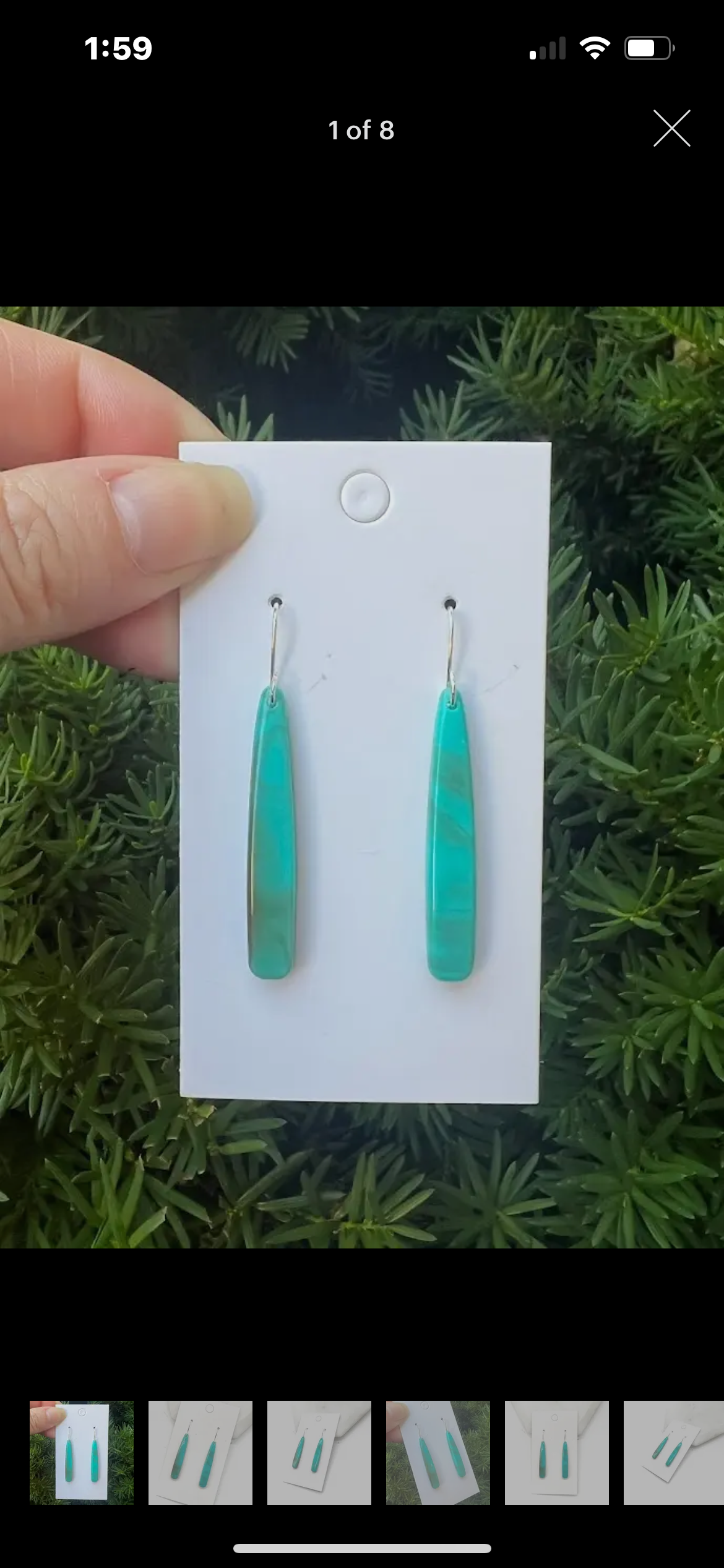 Turquoise Pixie Drop Earrings