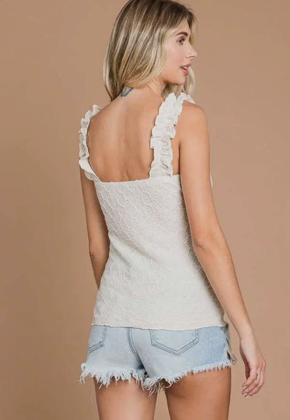 Ruffle Strap Tank