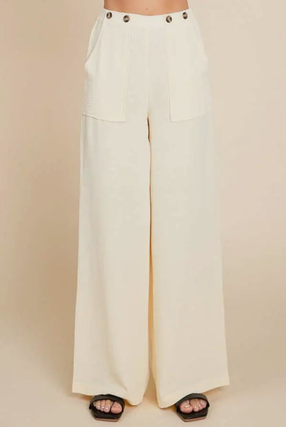 “Sierra” Stretch Wide Leg Pant