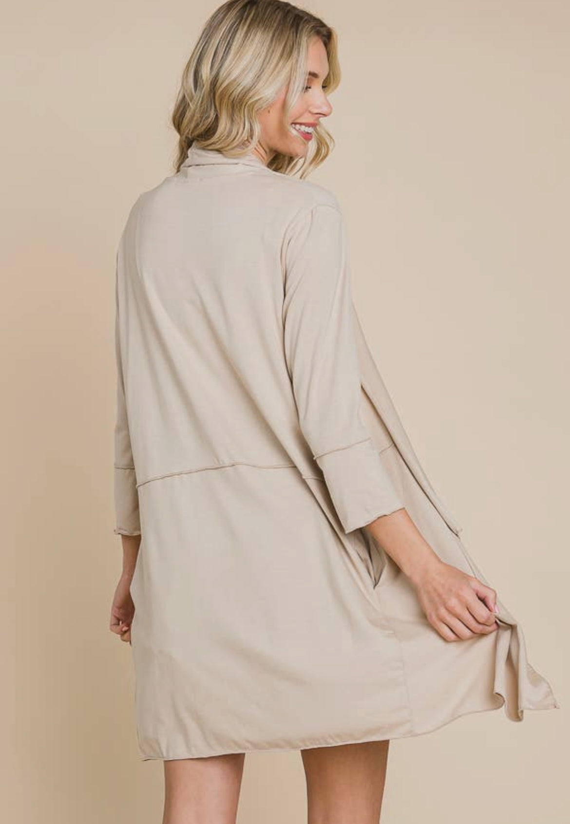 Drape Detail Duster