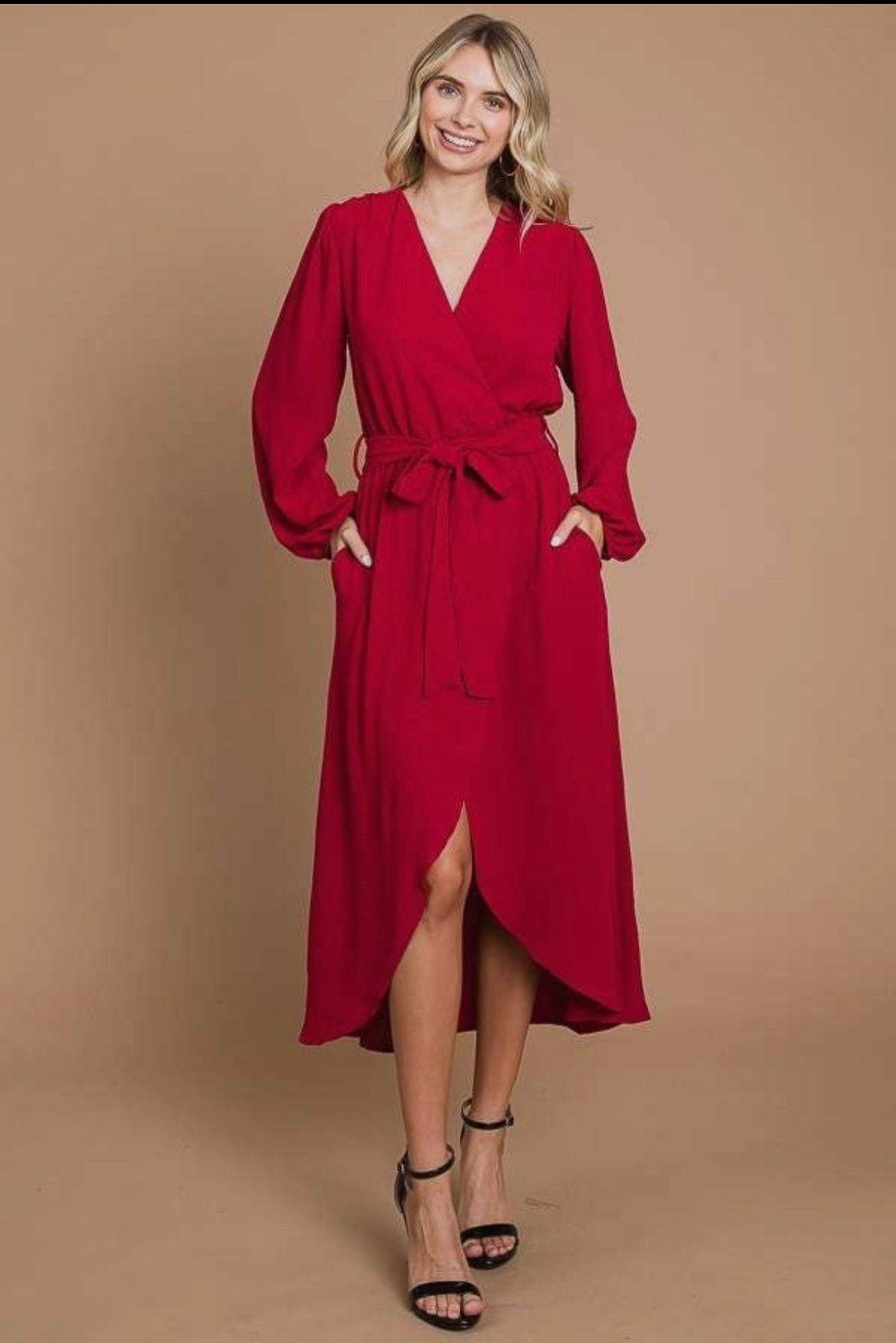 The Nancy Dress - Red