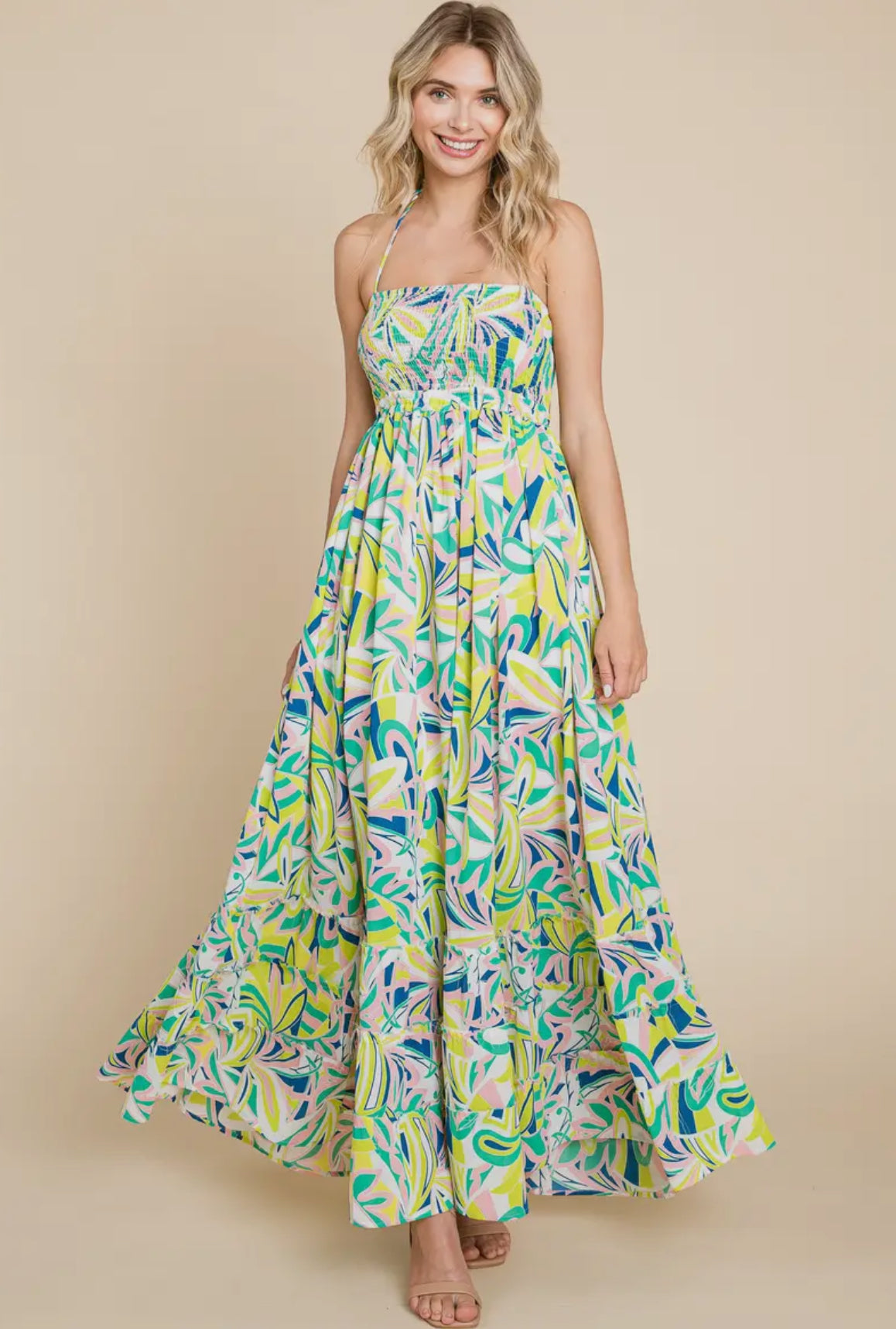 Lemon Lime Maxi Dress