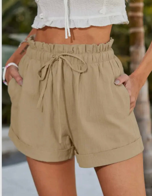 Elastic Waist Shorts