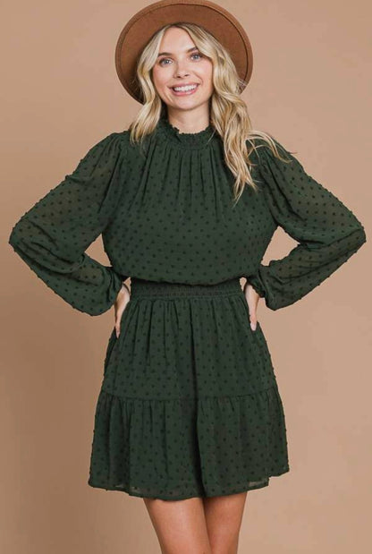 Stella Dress - Hunter Green