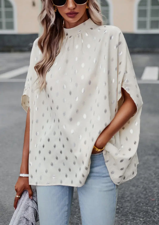 Loose Tie Back Blouse