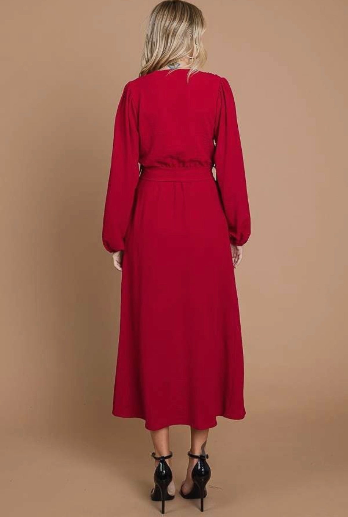 The Nancy Dress - Red