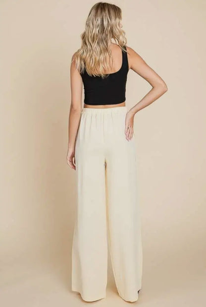 “Sierra” Stretch Wide Leg Pant